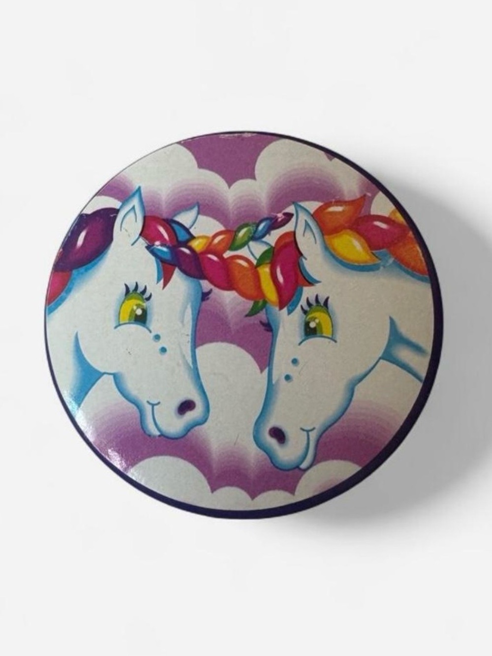 Vintage Lisa Frank Unicorn Sticker Pin